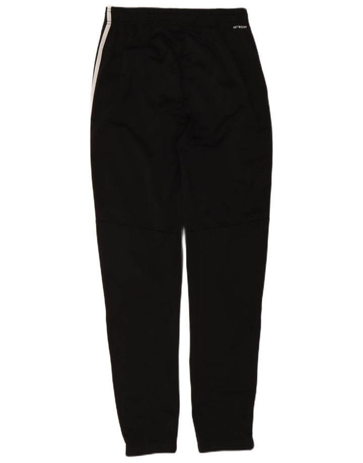 Pantaloni della tuta Adidas Aeroready da ragazzo 15-16 anni in poliestere nero