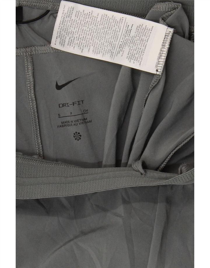 Pantaloncini sportivi Nike Dri Fit da uomo piccoli in poliestere grigio