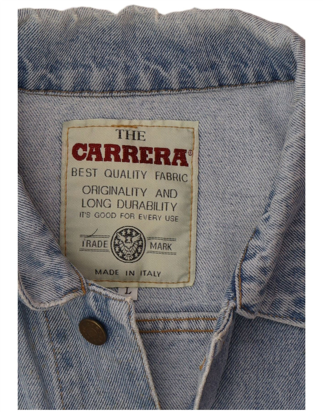 Giacca di jeans da uomo CARRERA UK 40 grande blu