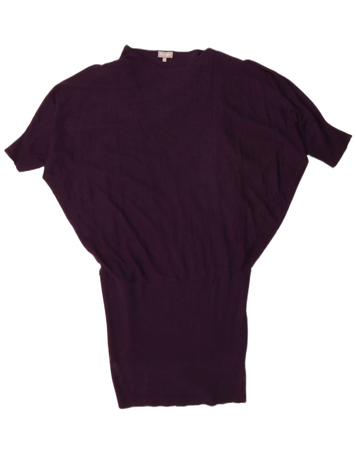 Abito maglione oversize a maniche corte da donna Phase Eight UK 12 Viola medio