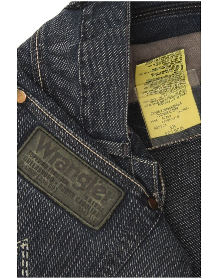 Jeans dritti da uomo WRANGLER Ace W36 L30 cotone blu navy