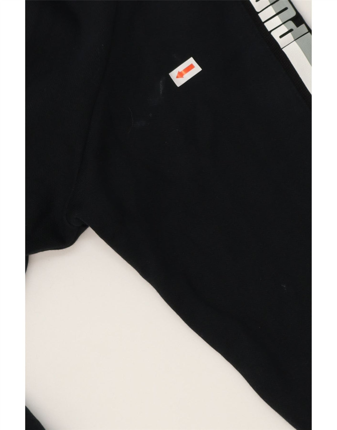 PUMA Mens Graphic Sweatshirt Jumper Small Black Cotton Vintage Puma and Second-Hand Puma from Messina Hembry 
