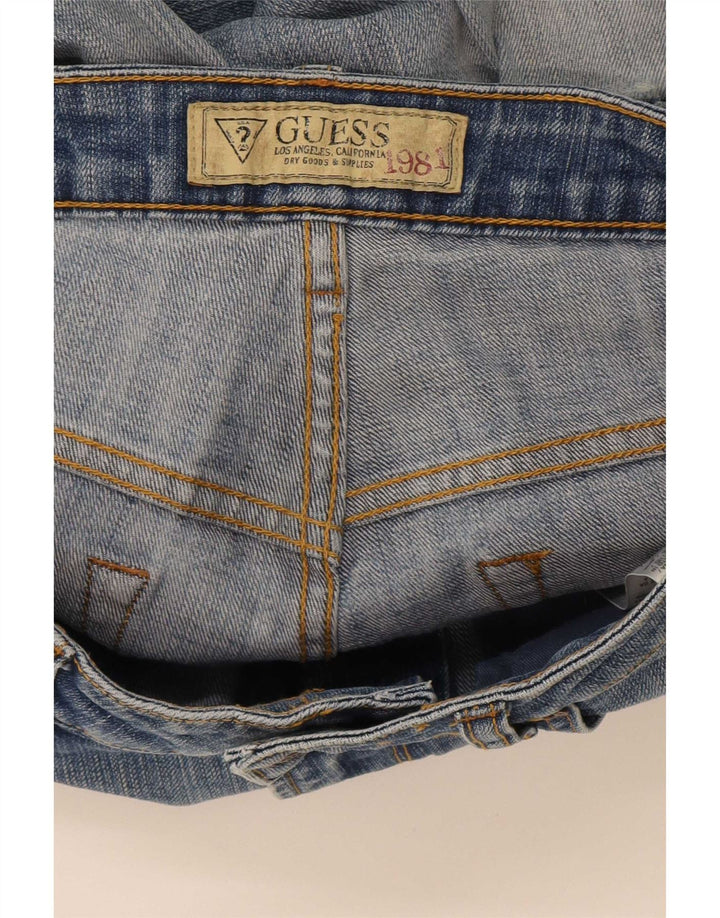 Jeans dritti da uomo Guess W32 L29 cotone blu