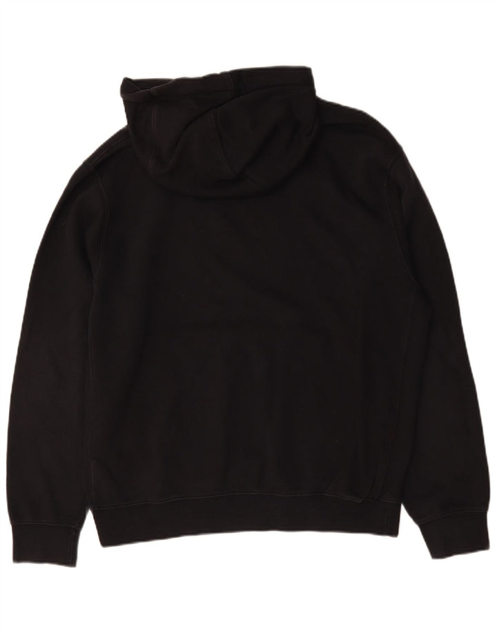 Felpa con cappuccio grafica Nike da uomo in cotone nero medio
