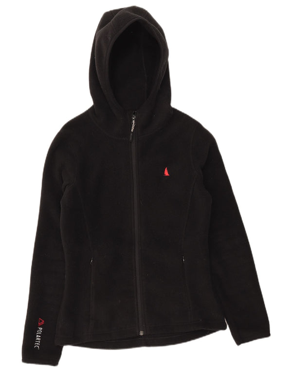 Giacca in pile con cappuccio Polartec da donna Musto UK 8 Small Poliestere nero