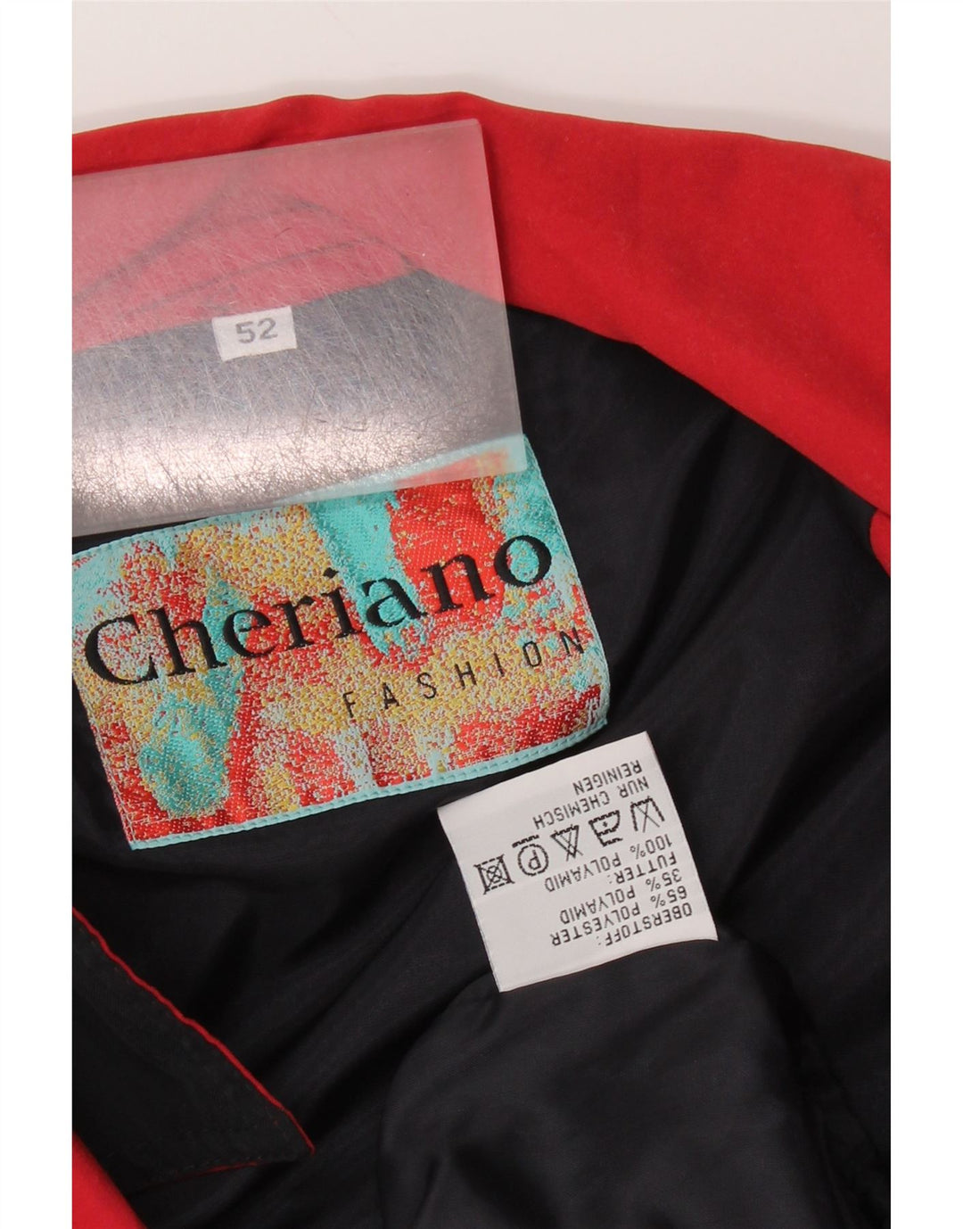 Giubbotto Bomber Uomo CHERIANO IT 52 XL Rosso Poliestere