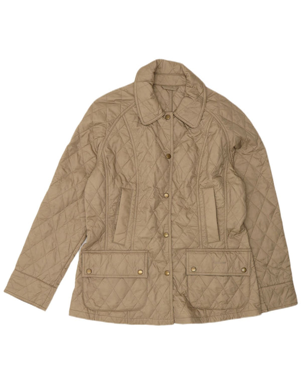 Giacca trapuntata da donna Barbour UK 12 Poliammide beige medio