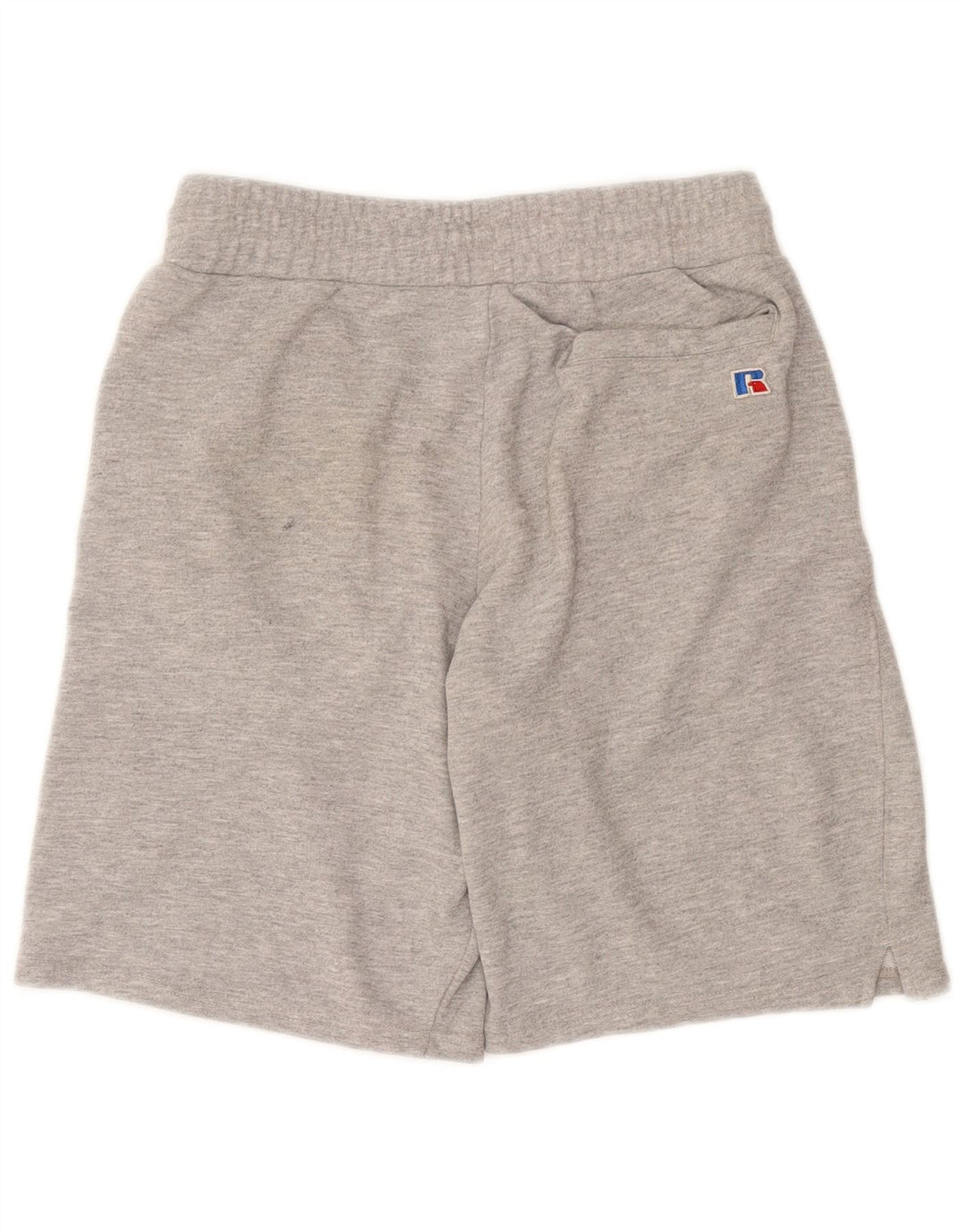 Pantaloncini sportivi da uomo Russell Athletic in cotone screziato grigio medio