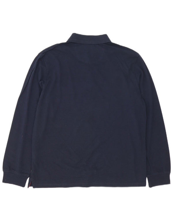 Polo Assn. Camicia a maniche lunghe da uomo XL in cotone blu navy