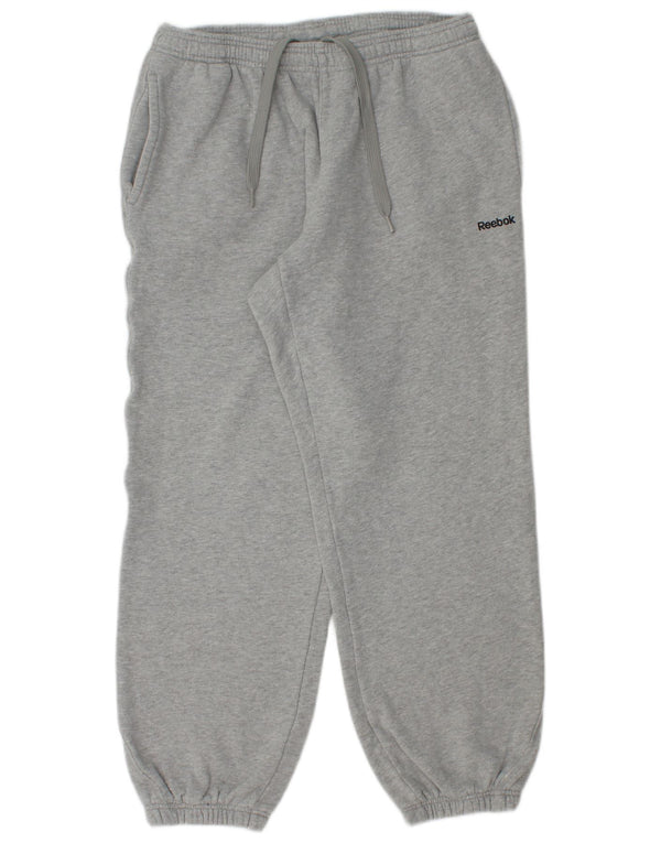 Pantaloni da tuta da uomo Reebok Joggers in cotone chiazzato grigio medio