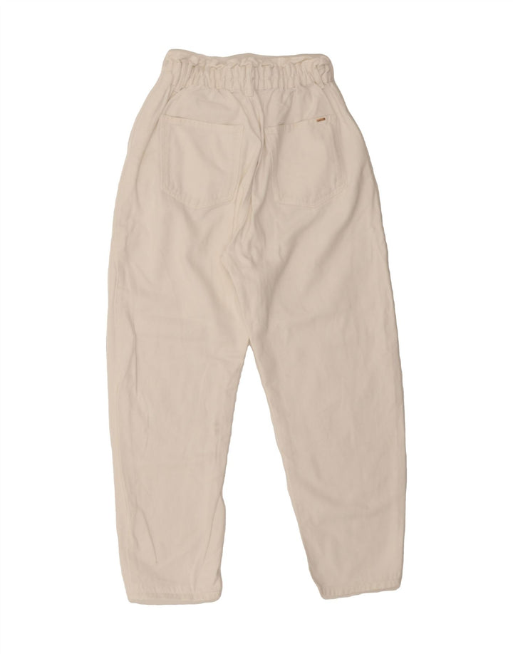 ZARA Womens Tapered Jeans US 6 Medium W30 L25 White Vintage Zara and Second-Hand Zara from Messina Hembry 