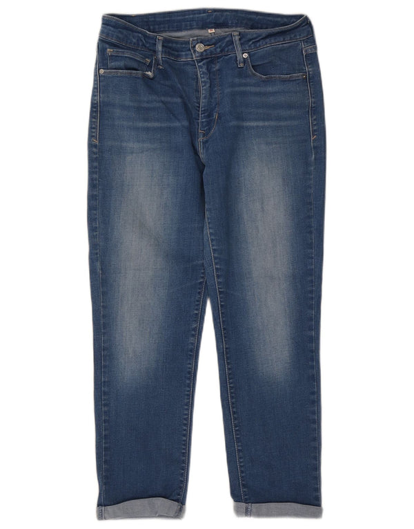 Jeans cropped da donna Levi's W30 L24 cotone blu
