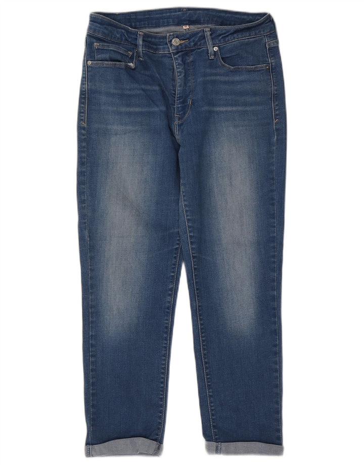 Jeans cropped da donna Levi's W30 L24 cotone blu