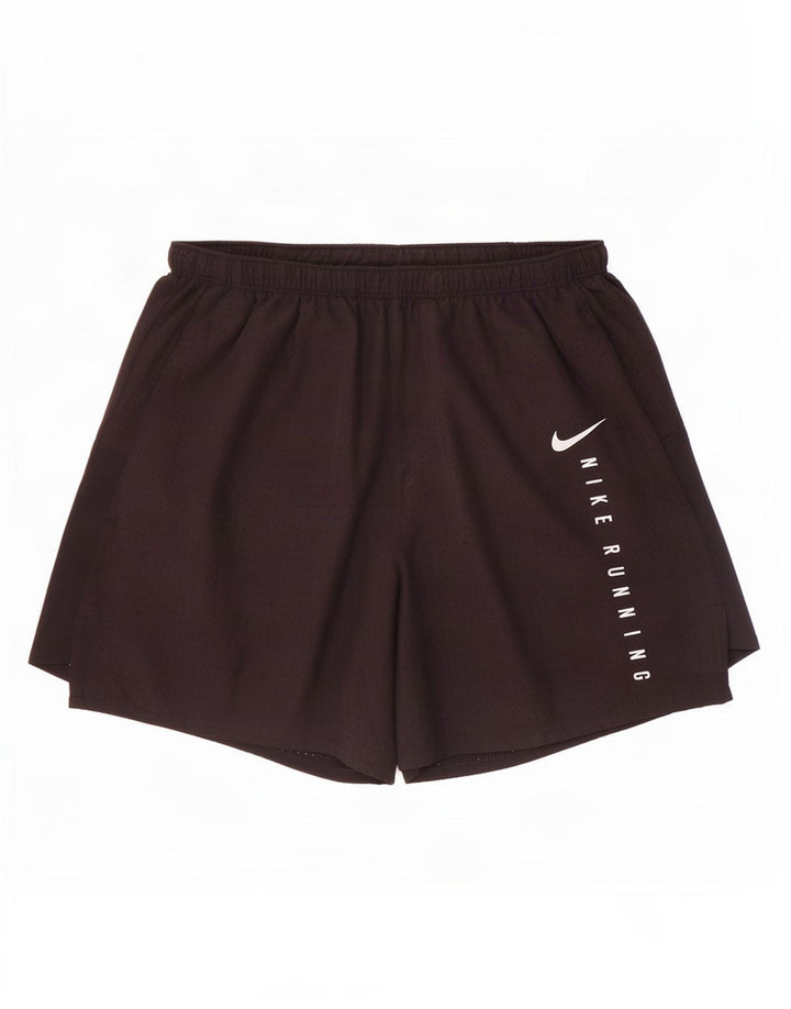 Pantaloncini sportivi Nike Dri Fit Graphic da uomo di colore nero medio