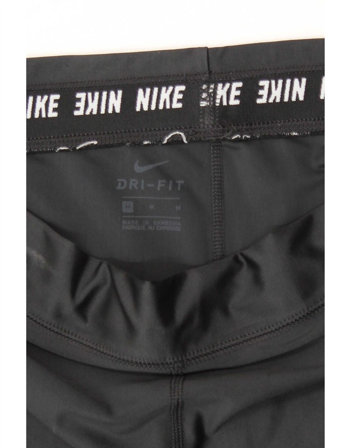 Leggings Nike Dri Fit Crop da donna UK 12 medio nero poliestere
