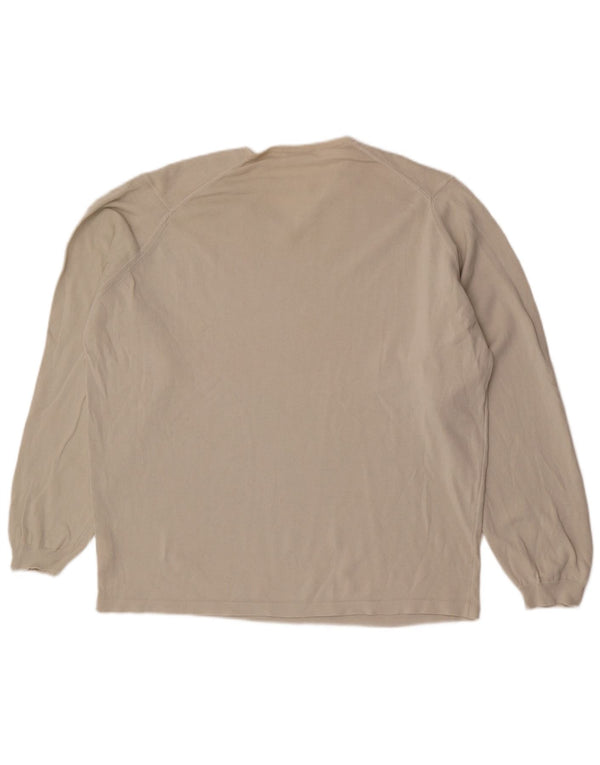 Marks & Spencer Top da uomo a maniche lunghe XL in cotone beige