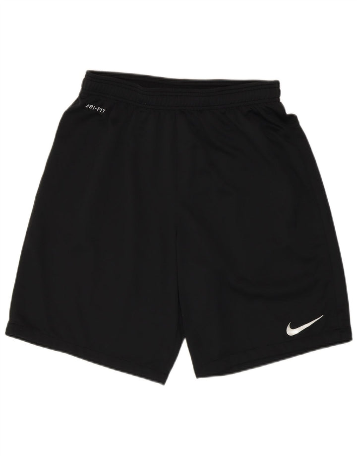 Pantaloncini sportivi Nike da ragazzo Dri Fit 12-13 anni Large Nero in poliestere
