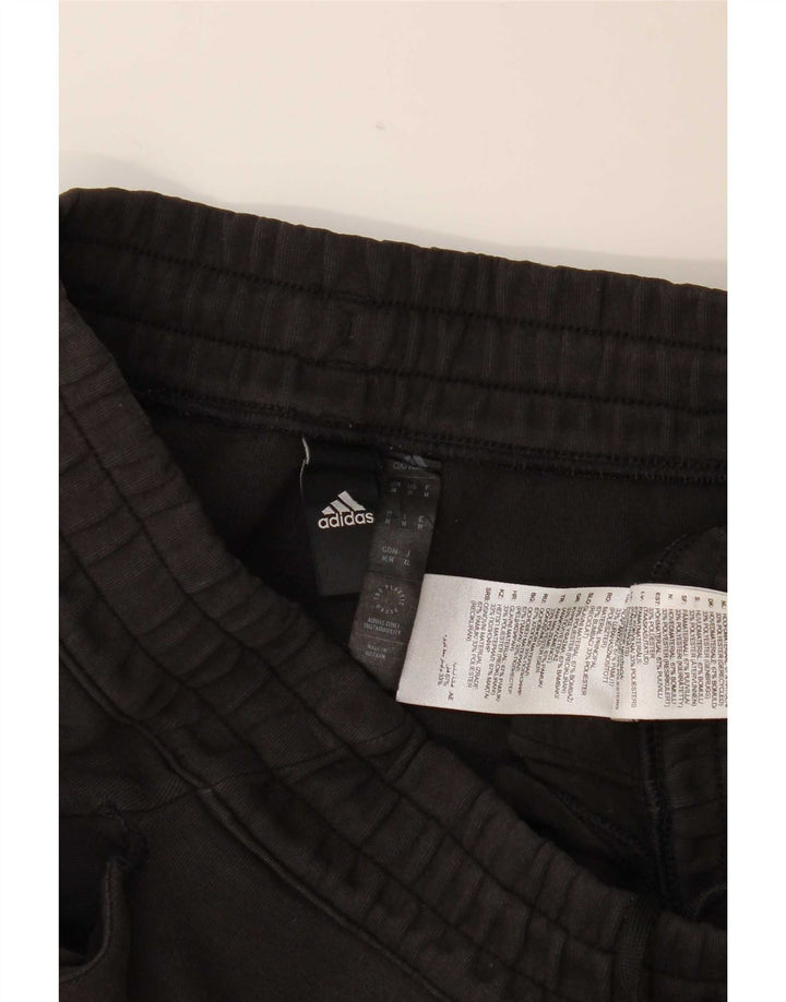 Pantaloni da tuta da uomo Adidas Medium in cotone nero