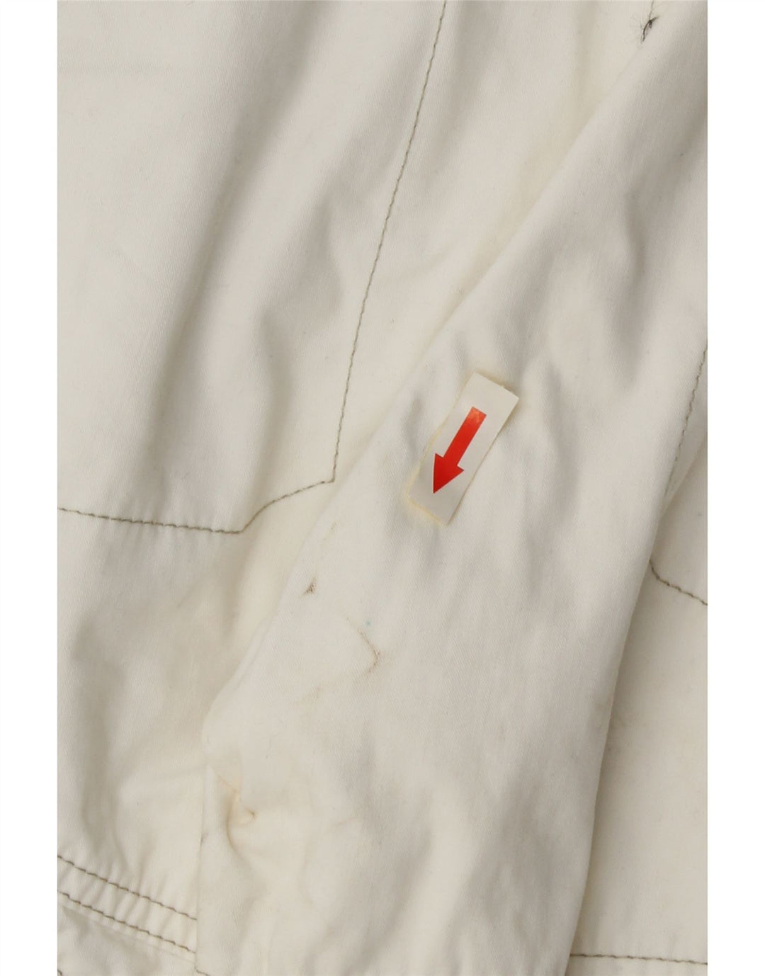Pantaloni cargo dritti con grafica da uomo Murphy & Nye W33 L27 color block bianco