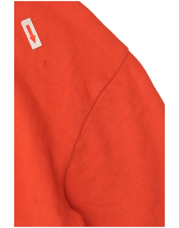 Maglione con cappuccio oversize da donna Marks & Spencer UK 12 Cotone arancione medio
