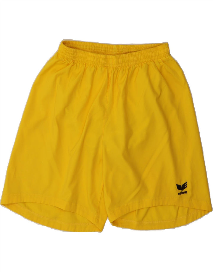 ERIMA Mens Sport Shorts XL  Yellow Polyester Vintage Erima and Second-Hand Erima from Messina Hembry 