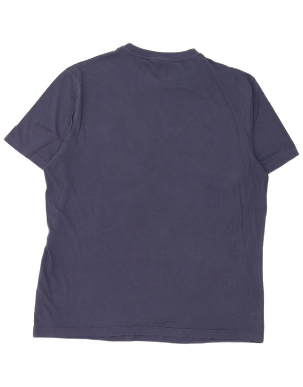 T-shirt grafica da uomo Penguin Top 2XL cotone blu navy