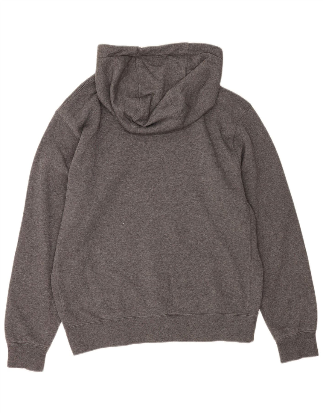 Felpa con cappuccio da uomo NIKE in cotone grigio medio