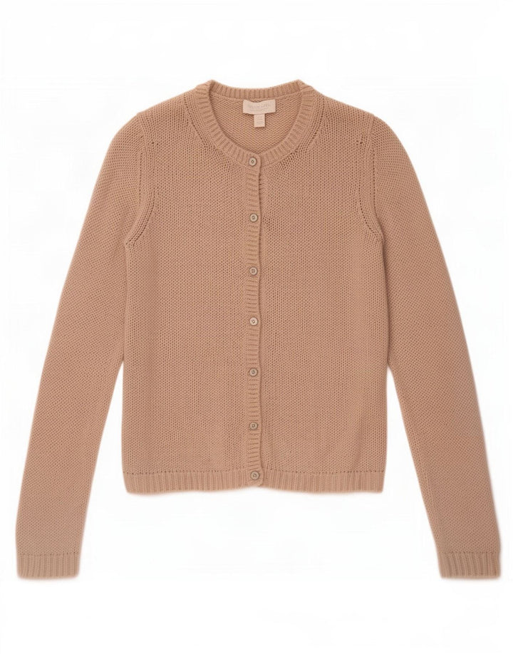 Maglione cardigan da donna White Label UK 10 piccolo lana beige
