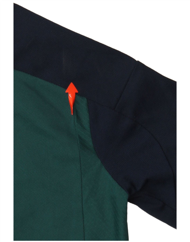 T-shirt grafica ADIDAS per ragazzi Fly Emirates 9-10 anni color block verde