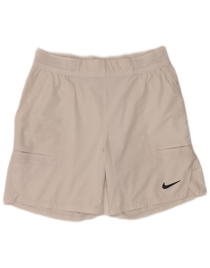 Pantaloncini sportivi Nike Dri Fit Cargo da uomo di colore bianco medio