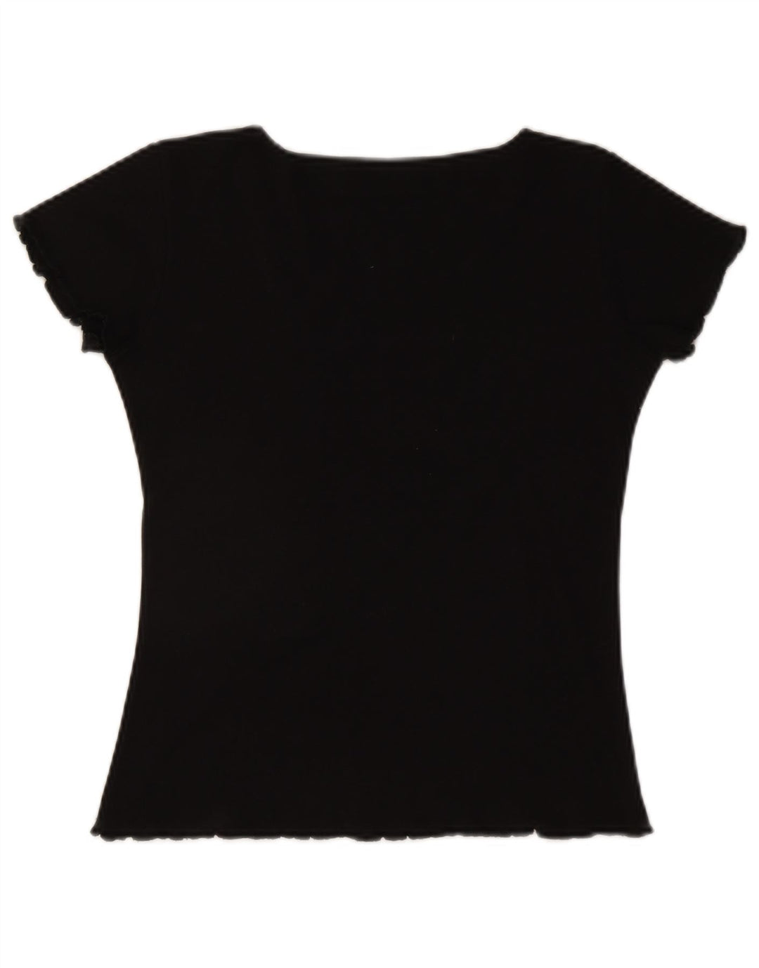 CLOCK HOUSE T-shirt da donna Top UK 12 Medium Nero