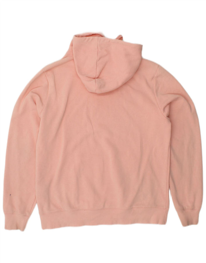 Maglione con cappuccio grafico da donna CHAMPION UK 16 grande cotone rosa