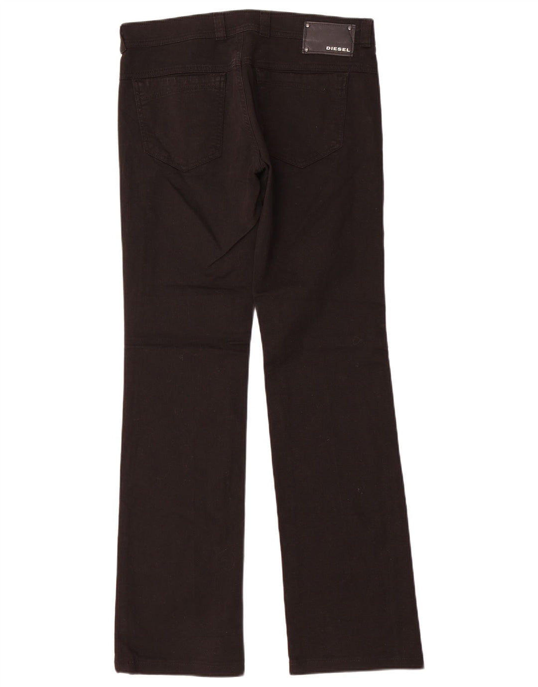 Jeans dritti da donna Diesel W29 L32 cotone nero