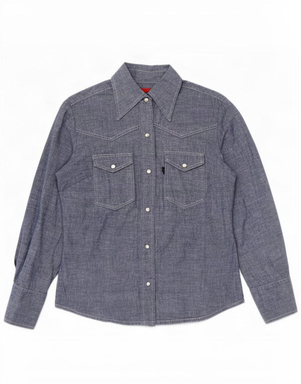 Camicia da donna Levi's UK 14 Cotone blu medio