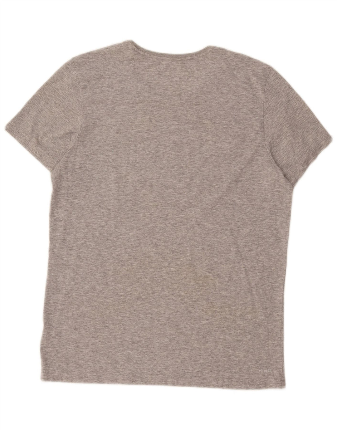 ADIDAS Mens Climalite Graphic T-Shirt Top Large Grey Cotton