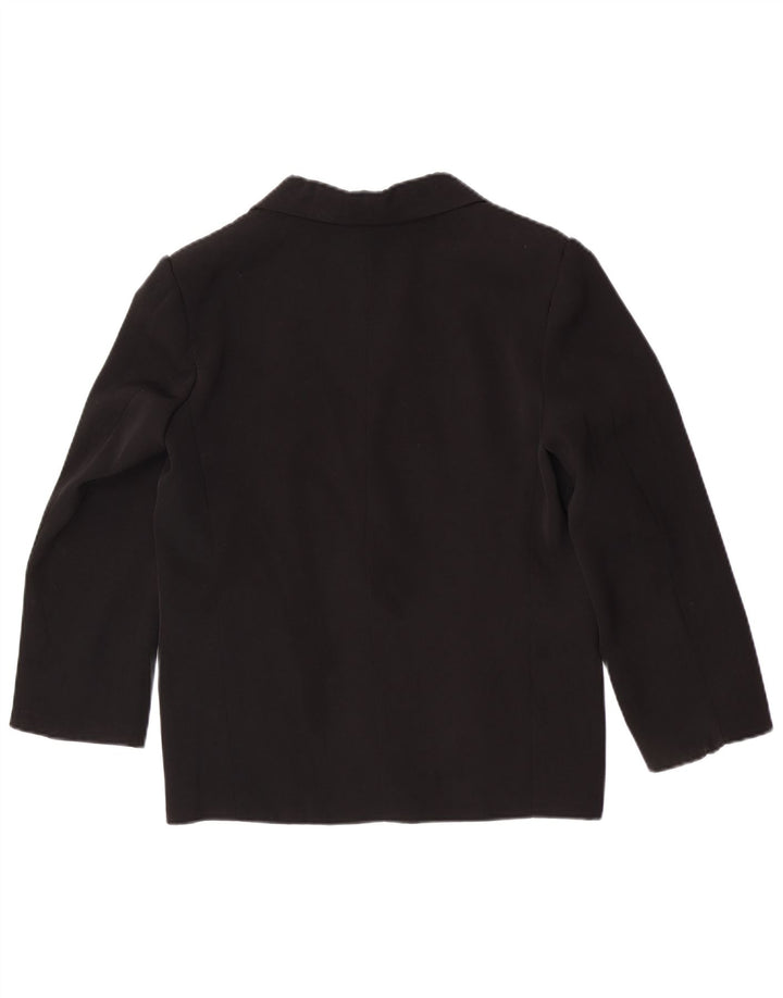 Giacca blazer vintage da ragazzo a 3 bottoni 11-12 anni nera