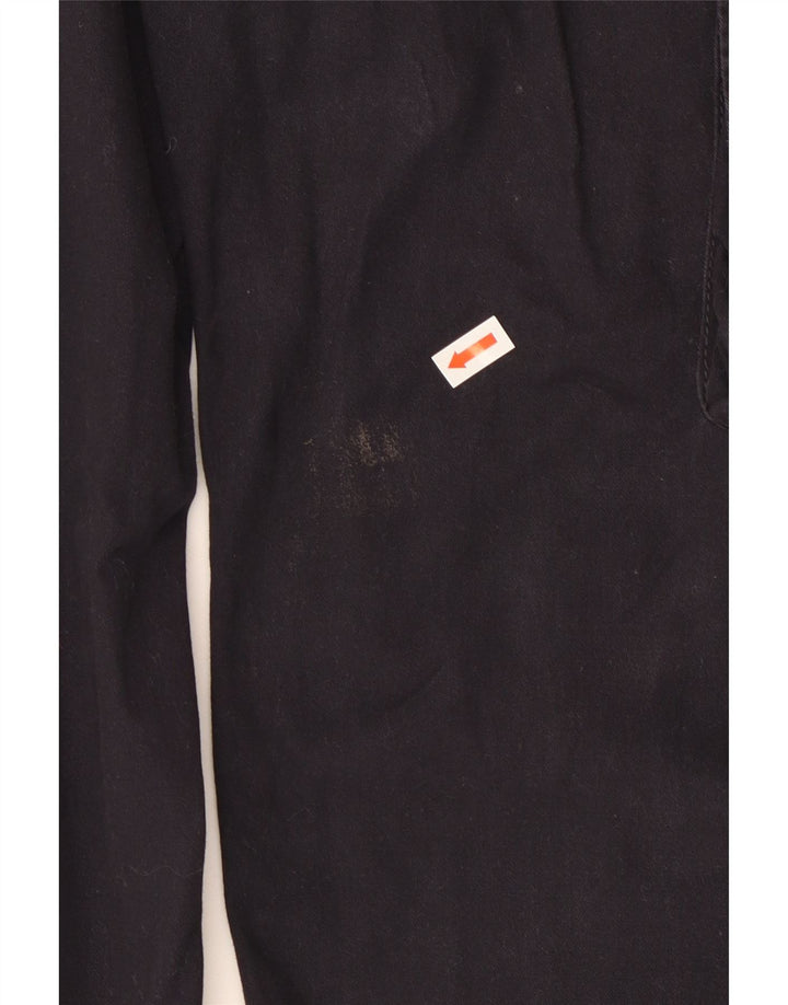 Pantaloni cargo dritti da uomo French Connection medi W32 L31 cotone nero