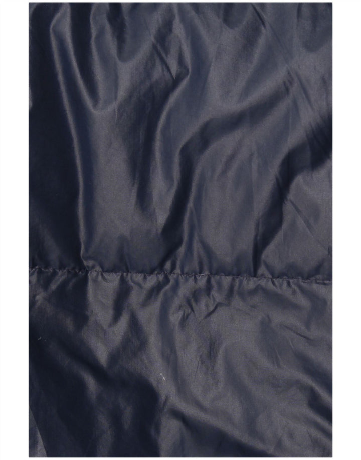 Giacca imbottita da uomo vintage UK 40 grande blu navy