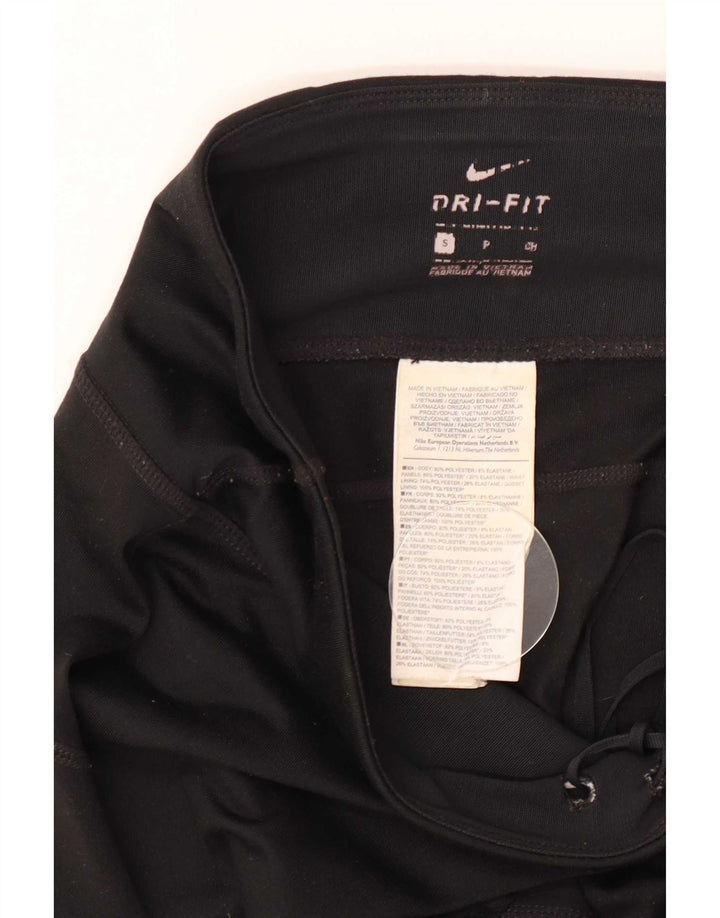 Leggings Nike Dri Fit da donna UK 8 Small Nero Poliestere