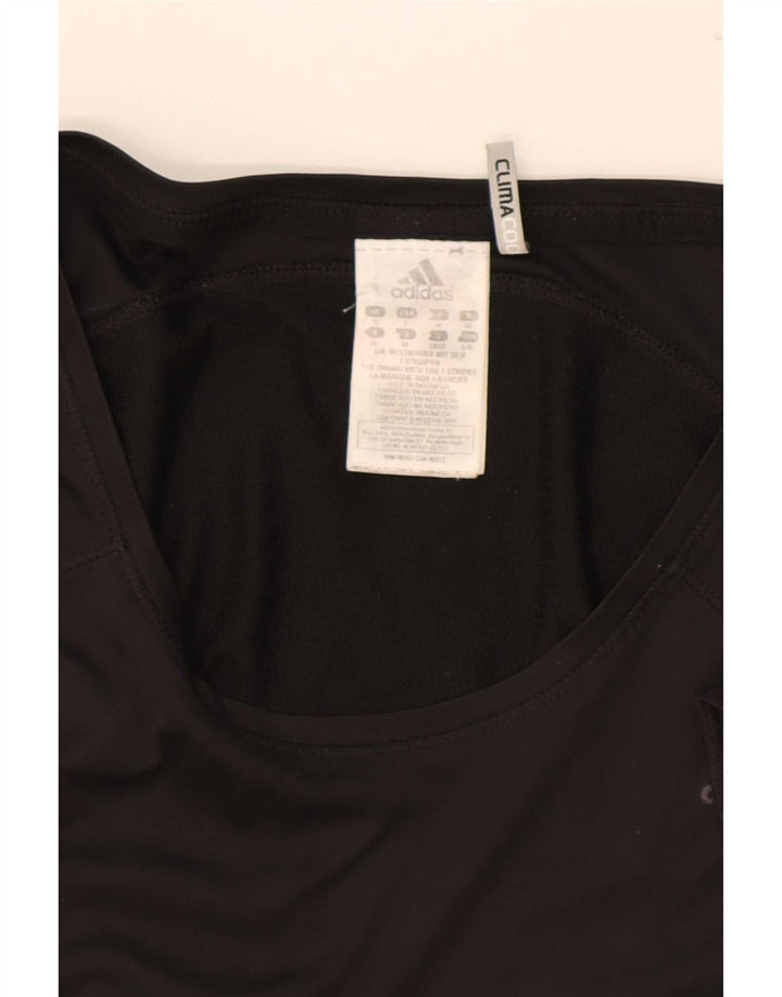 T-shirt Adidas Climacool da donna Top UK 16 grande poliestere nero