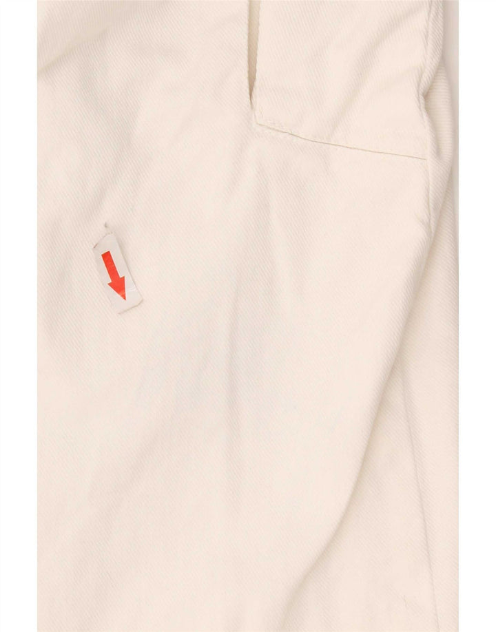 Gonna a trapezio da donna vintage W25 XS bianca