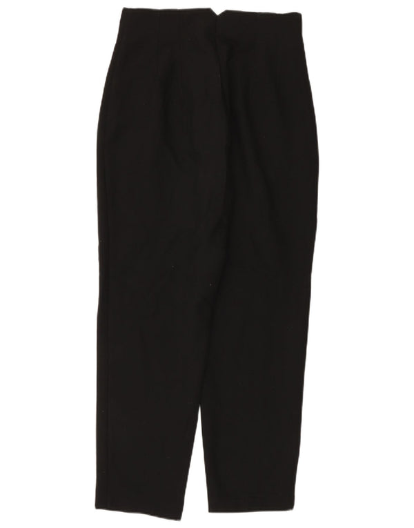 Pantaloni chino affusolati a vita alta da donna Zara medi W28 L28 neri