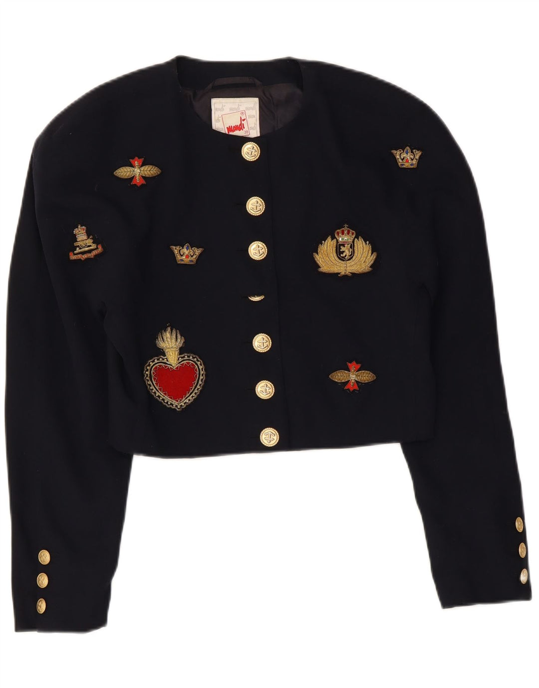 Giacca Bolero grafica corta da donna Mondi EU 38 medio blu navy