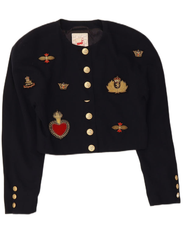 Giacca Bolero grafica corta da donna Mondi EU 38 medio blu navy