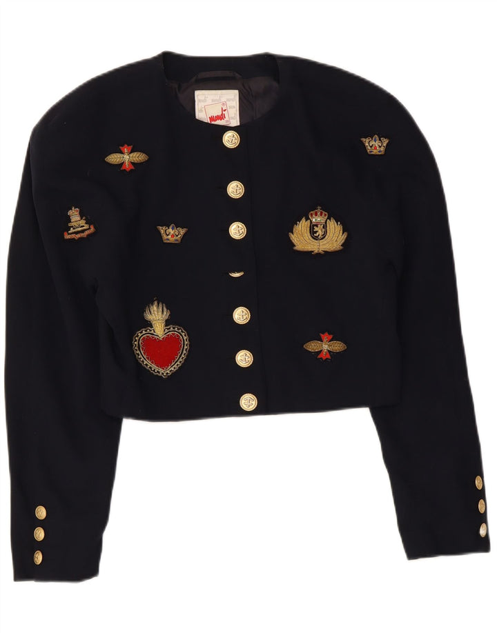 Giacca Bolero grafica corta da donna Mondi EU 38 medio blu navy