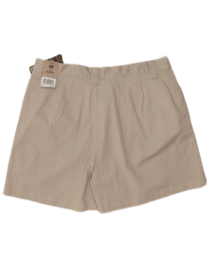 Pantaloncini casual da donna LEE US 16 2XL W34 Cotone grigio