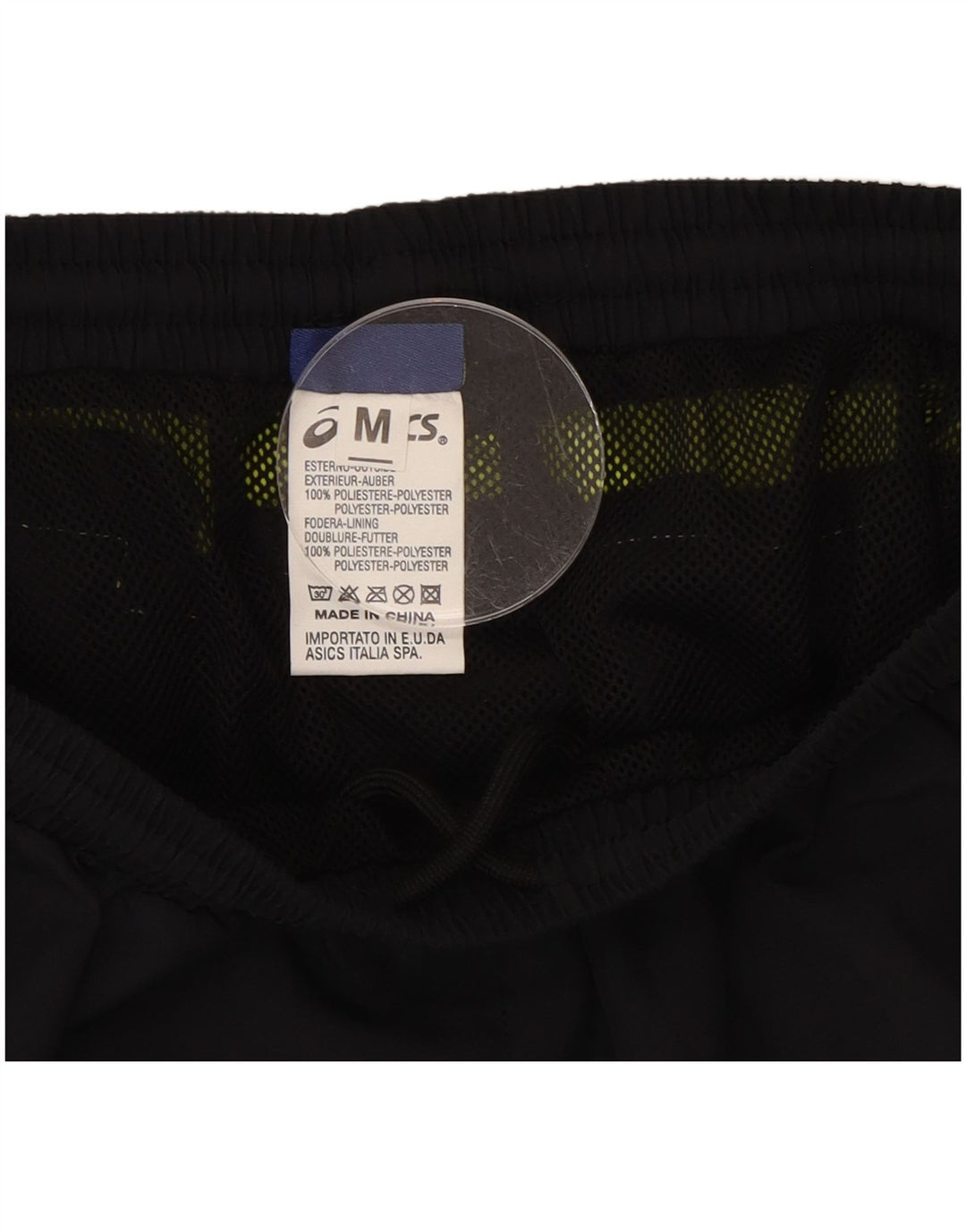 Pantaloncini sportivi da donna Asics UK 12 Medium Nero Colourblock Poliestere