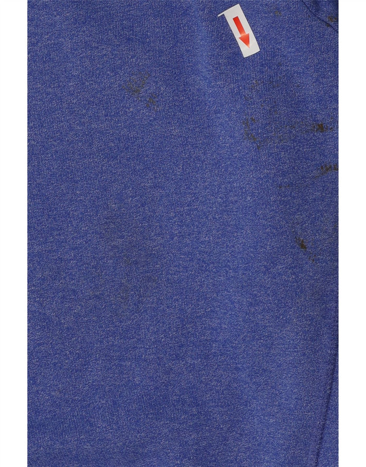 Felpa grafica da uomo Superdry Maglione grande cotone blu
