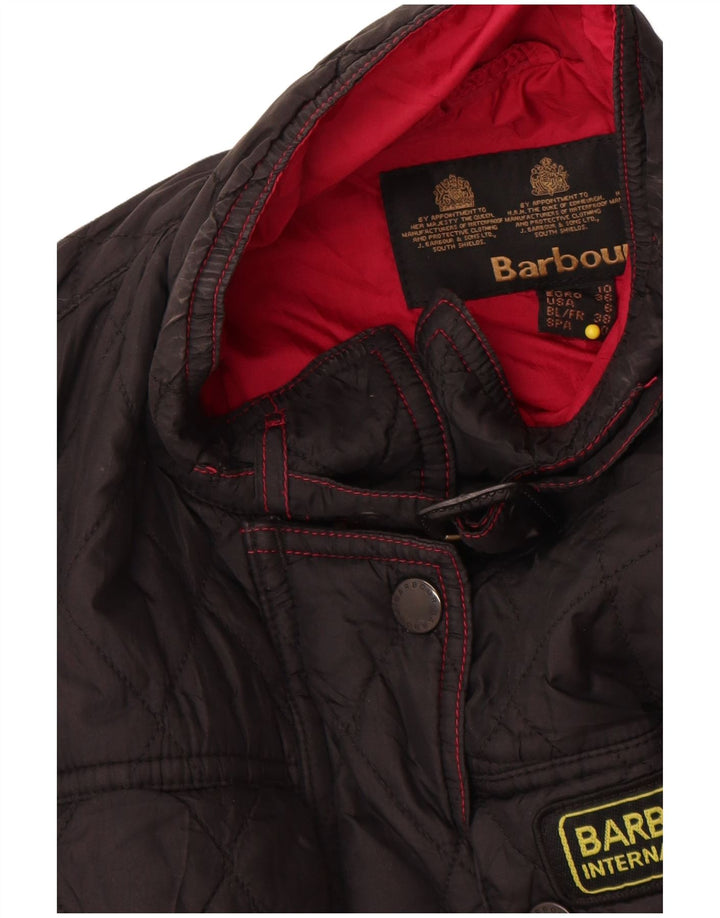 Giacca trapuntata da donna Barbour UK 10 piccola nera