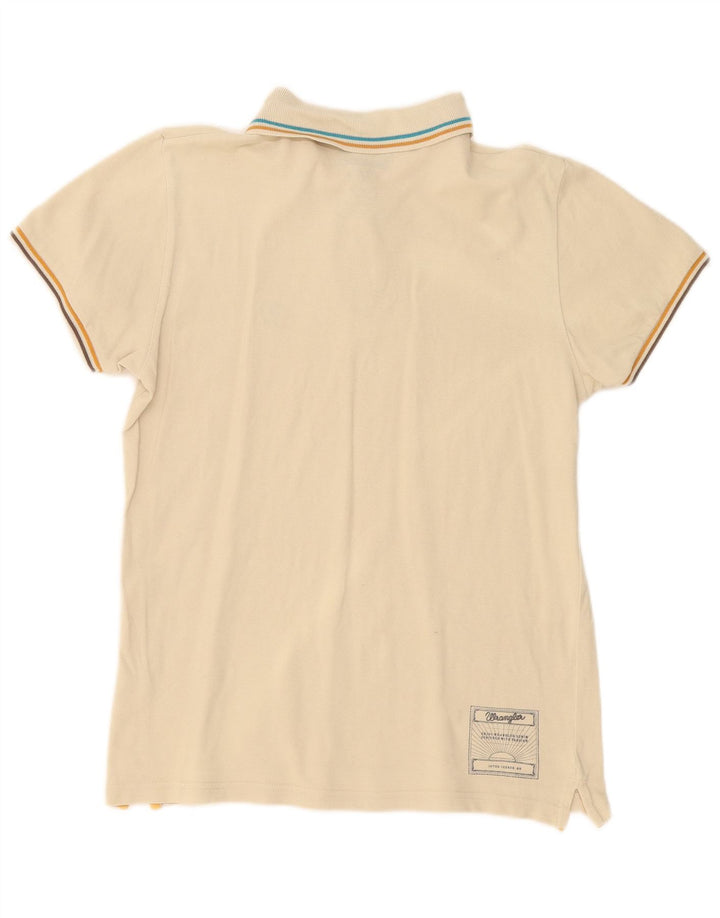 Polo da uomo Wrangler XL in cotone beige